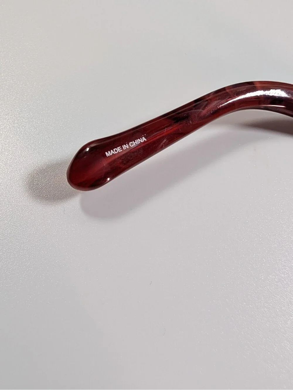 Fossil Womens 51mm Red Horn FOS6075 YAB Oversized Square Eyeglass Frames Eyewear